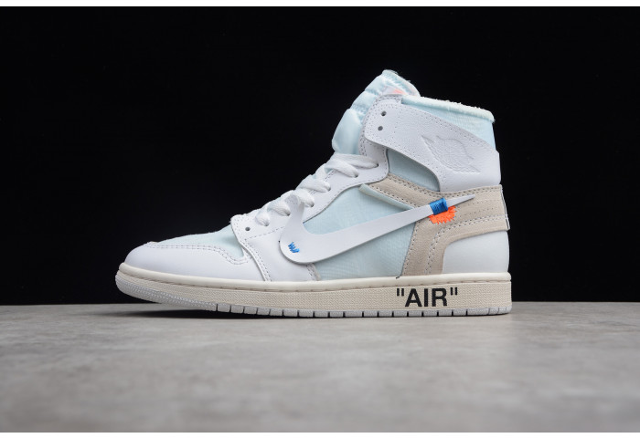 jordan 1 retro high ow white (gs) aq8296-100