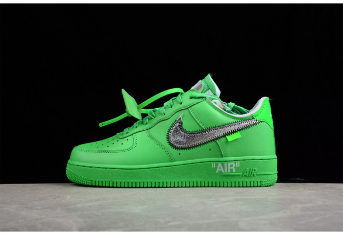 ow x nike air force 1 low green dx1419-300