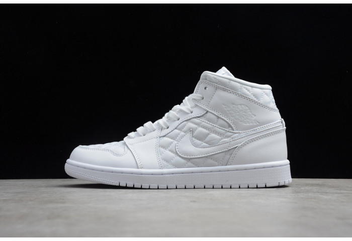 jordan 1 mid quilted white (w) db6078-100