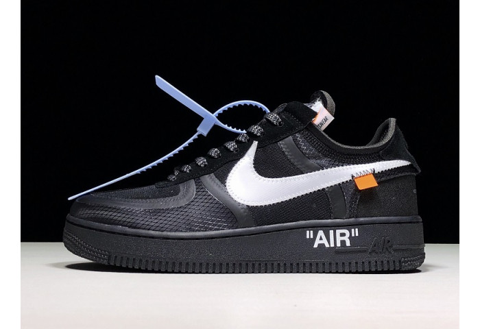nike air force 1 low ow black white ao4606-001