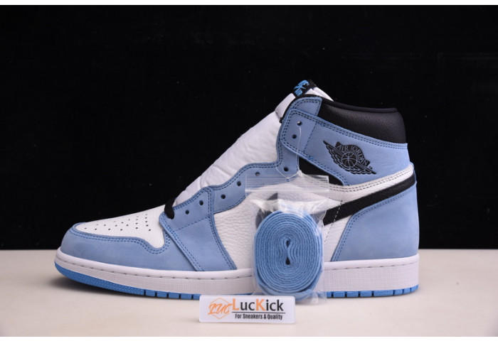 jordan 1 retro high white university blue black 555088-134