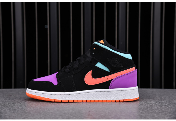 jordan 1 mid multi-color (gs) 554725-083