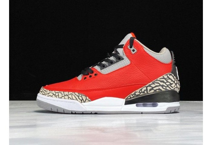 jordan 3 retro fire red cement (nike chi) cu2277-600