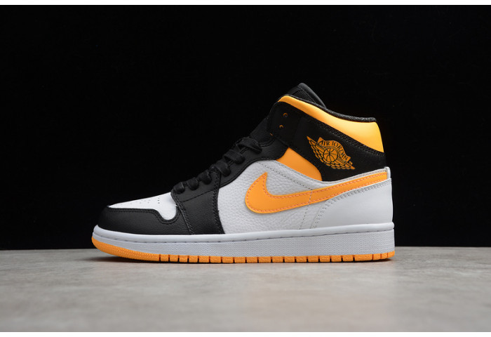 jordan 1 mid orange black (w) cv5276-107