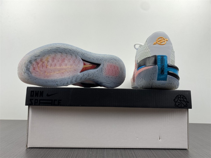 nike air zoom g.t. cut white black  blue cz0176-101