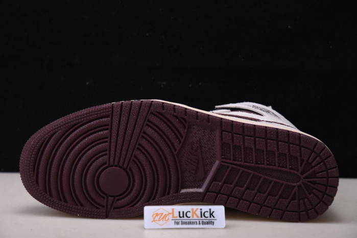 air jordan 1 high og sail/burgundy crush do7097-100