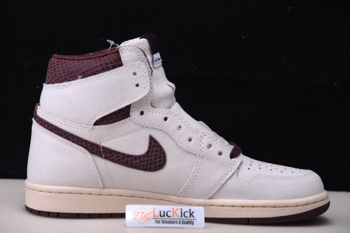 air jordan 1 high og sail/burgundy crush do7097-100