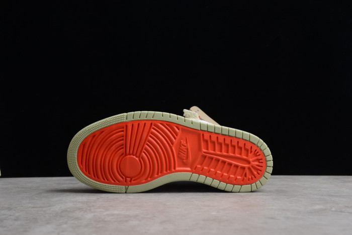 jordan 1 high zoom air cmft olive aura (w) ct0979-102