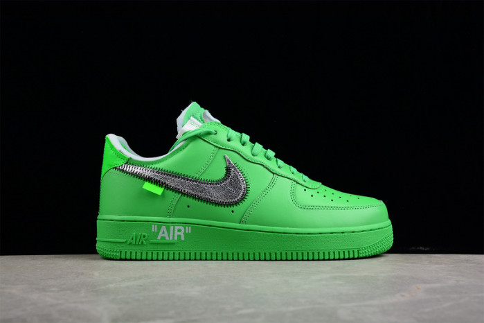 ow x nike air force 1 low green dx1419-300
