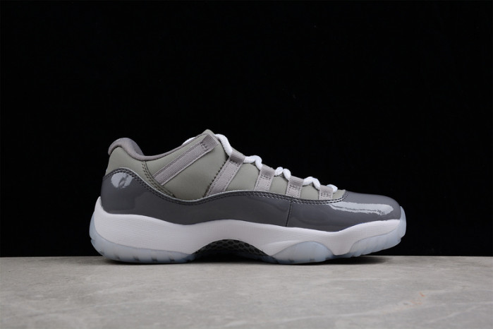 jordan 11 retro low cool grey (gs) - 528896-003