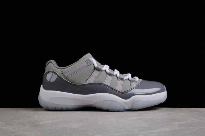 jordan 11 retro low cool grey (gs) - 528896-003