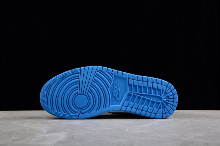 air jordan 1 mid "university blue"   dx9276-100