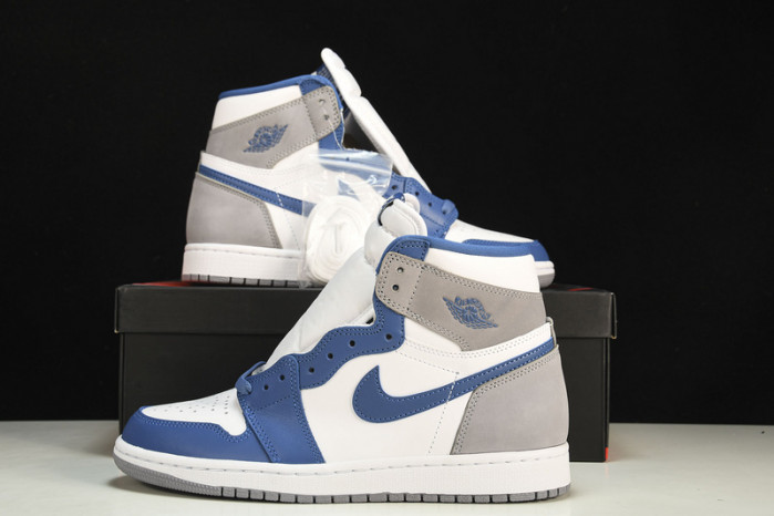 air jordan 1 high og "true blue" dz5485-410