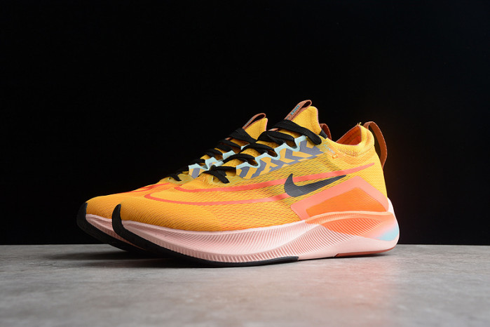 nike zoom fly 4 university gold magma orange   do2421-739
