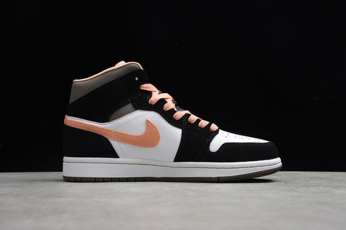 air jordan 1 mid “apricot agate”   dh0210-100