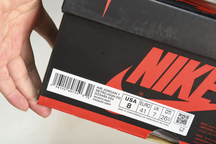 nike air jordan 1 high og “elephant”  dz5485-052