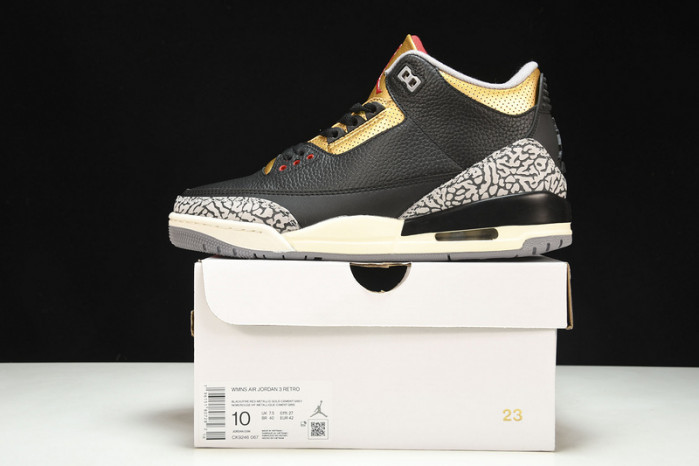 air jordan 3 black gold wmns ck9246-067