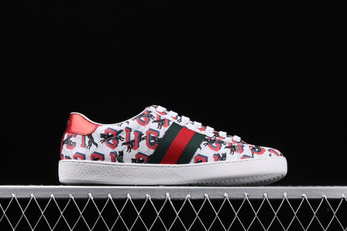 gc ace embroidered low-top dog