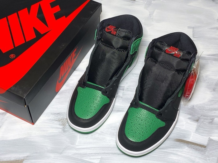 jordan 1 retro high pine green black 555088-030