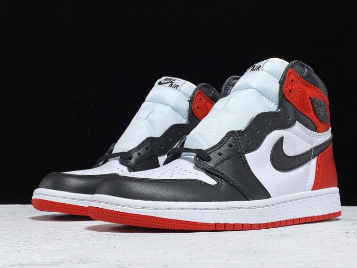 jordan 1 retro high satin black toe (w) cd0461-016