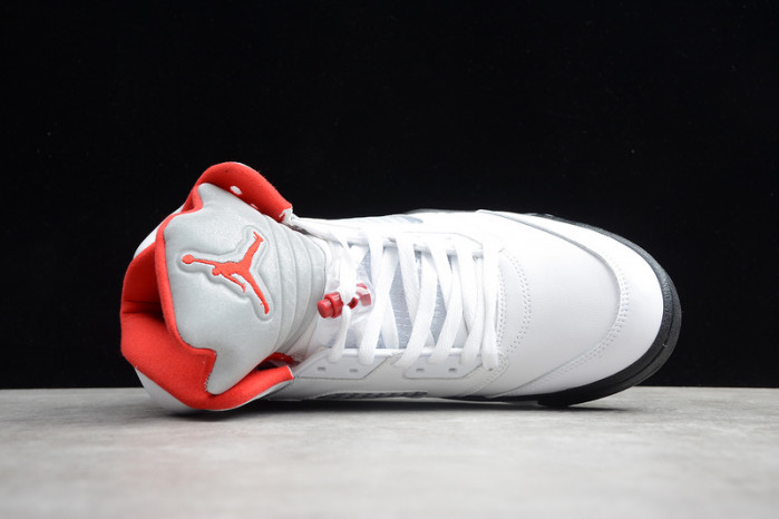 jordan 5 retro fire red silver tongue (2020) da1911-102