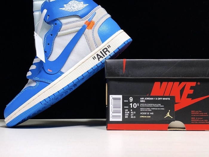 jordan 1 retro high ow university blue aq0818-148