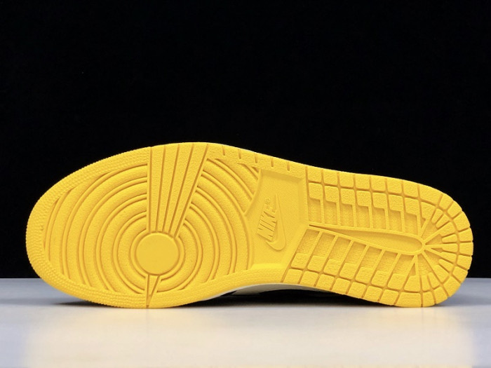 jordan 1 retro high "not for resale" varsity maize 861428-107