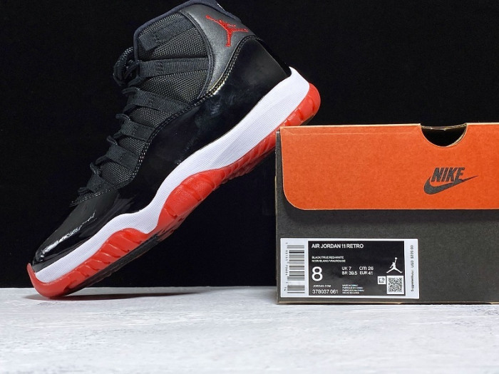 jordan 11 retro playoffs bred (2019) 378037-061
