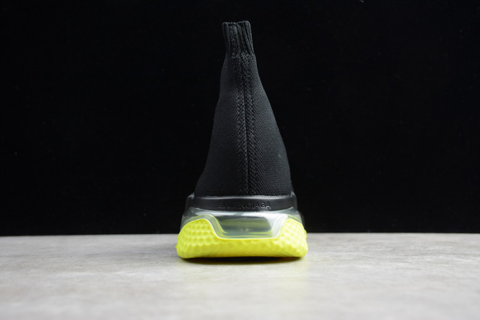 balenga sneaker speed high noir and vert 360-517319w07u01007