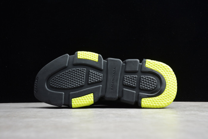 balenga sneaker speed high noir and vert 360-517319w07u01007