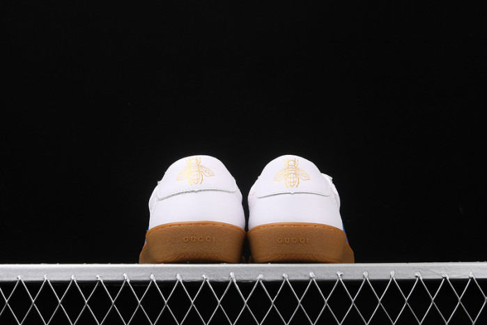 gc jbg leather and sued white