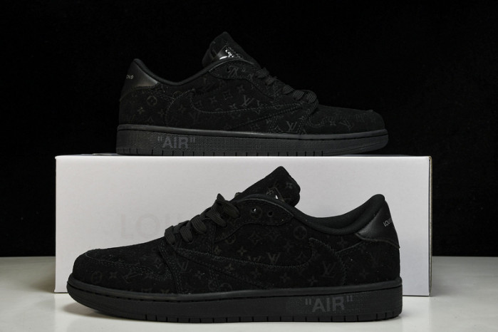 lv x travis scott x air jordan 1 low    1a9vd7