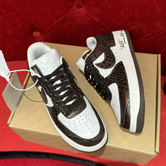 lou vuit sci-fi sneakers& nike air force 1  lvs&naf-001