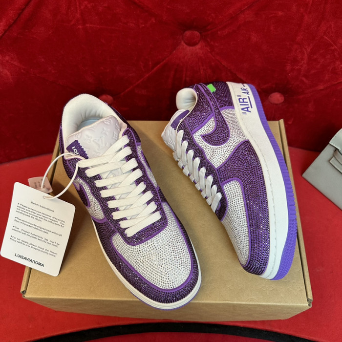 lou vuit sci-fi sneakers& nike air force 1  lvs&naf-007