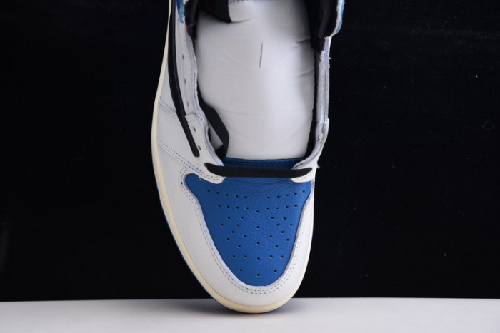 air jordan 1 travis scott blank black barb  cap leather dh3227-105