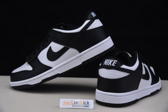 nike dunk low retro white black (2021) dd1391-100