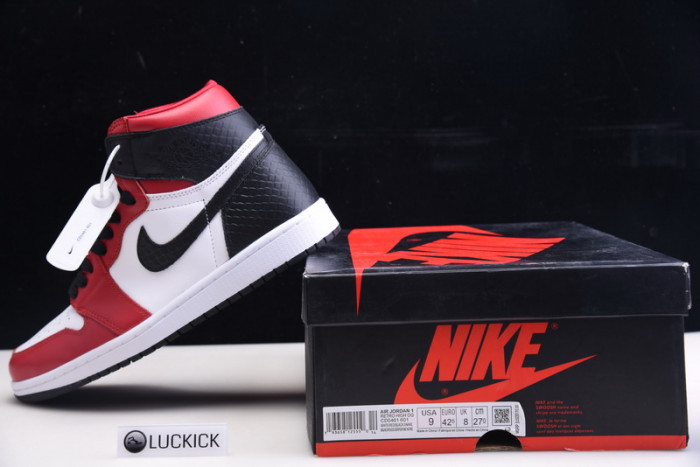 jordan 1 retro high satin snake chicago (w) cd0461-601
