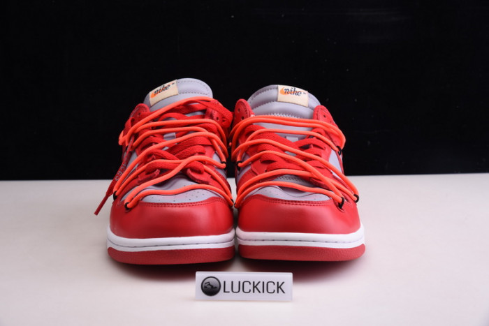 nike dunk low ow university red ct0856-600