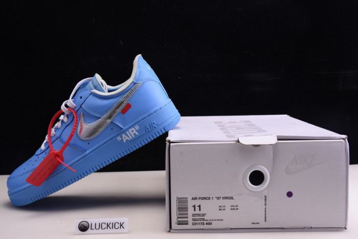 nike air force 1 low ow mca university blue ci1173-400