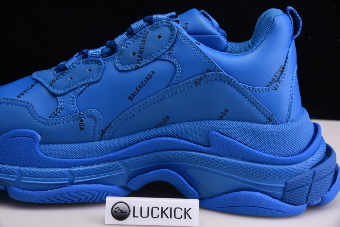 BALENGA TRIPLE-S SNEAKER BULE LETTERS 536737 W06E2 0848