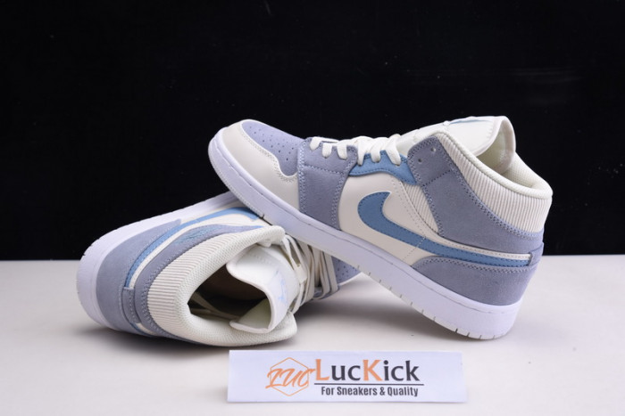 jordan 1 mid mixed textures blue da4666-100