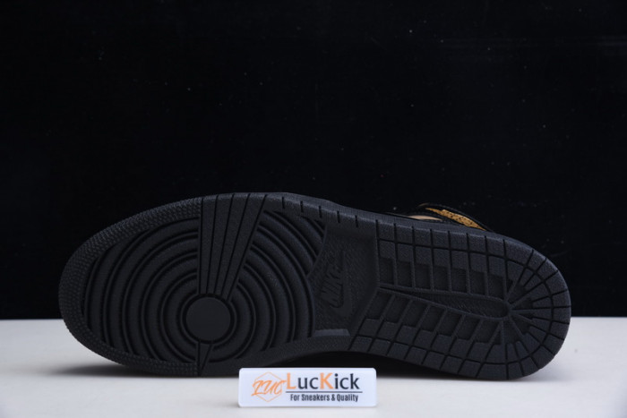jordan 1 retro high black metallic gold (2020) 555088-032