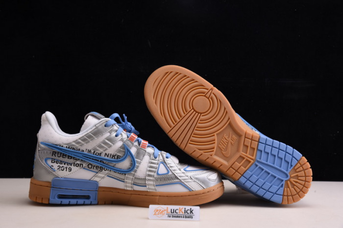 nike air rubber dunk ow unc cu6015-100