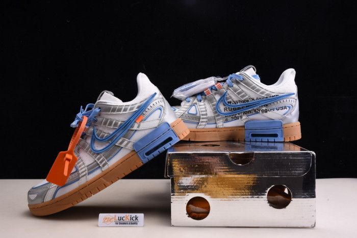 nike air rubber dunk ow unc cu6015-100