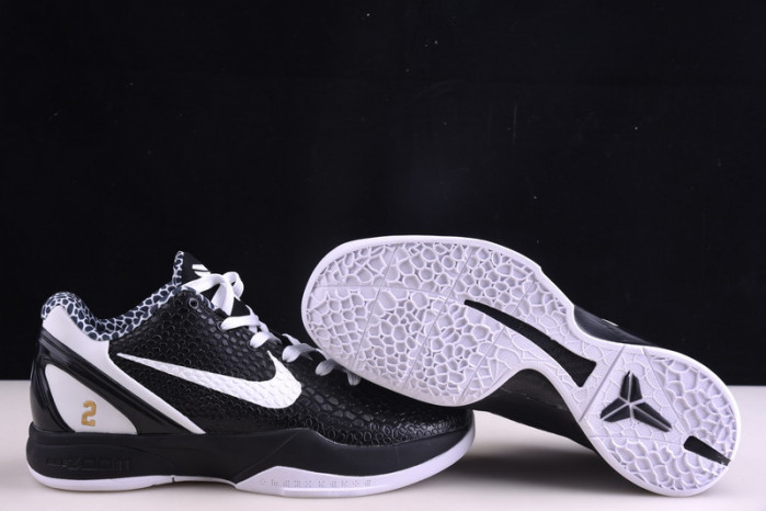 nike kobe 7 vi white and black blanc et noir cw2190-002