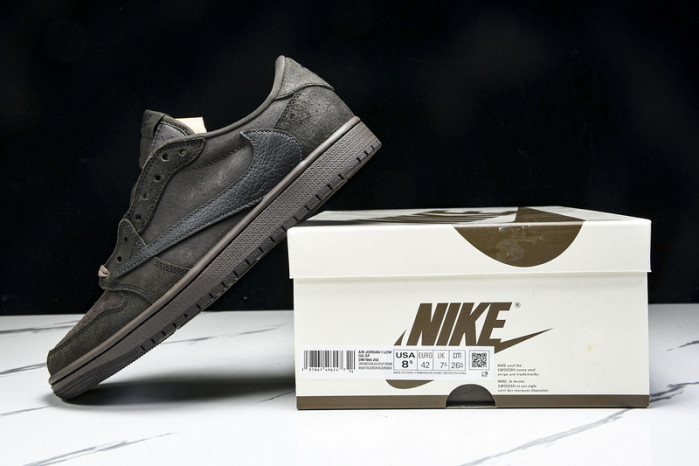 TRAVIS SCOTT X AIR JORDAN 1 LOW OG Velvet Brown DM7866-202