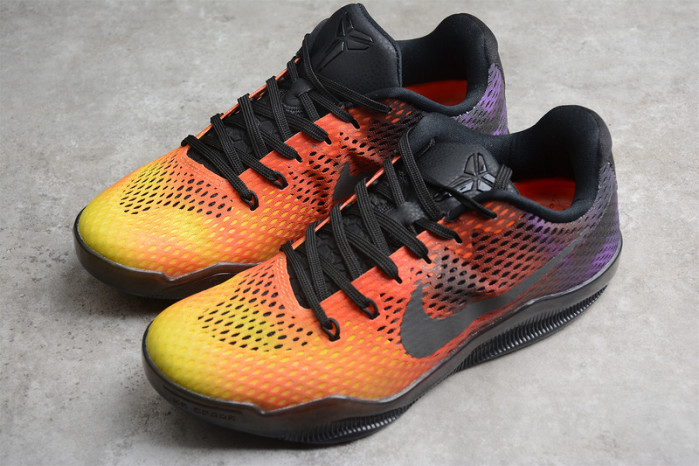nike zoom kobe 11 em sunset red black yellow  836184-805