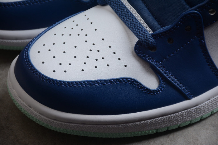 jordan 1 mid mystic navy mint foam - 554724-413