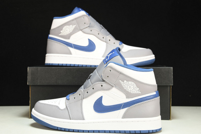 air jordan 1 mid "true blue"    dq8426-014
