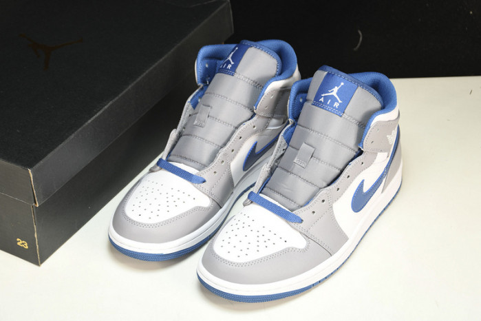 air jordan 1 mid "true blue"    dq8426-014